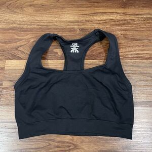 AE Athletic Essentials Black Athletic Activewear Sports Bra Womens Size Large